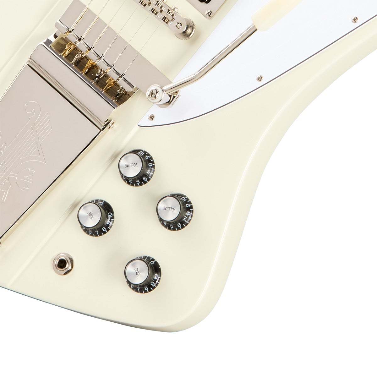 e-bow イーボウ 限定レアカラー ホワイト Epiphone Inspired by Gibson Custom 1963 Firebird V With Maestro