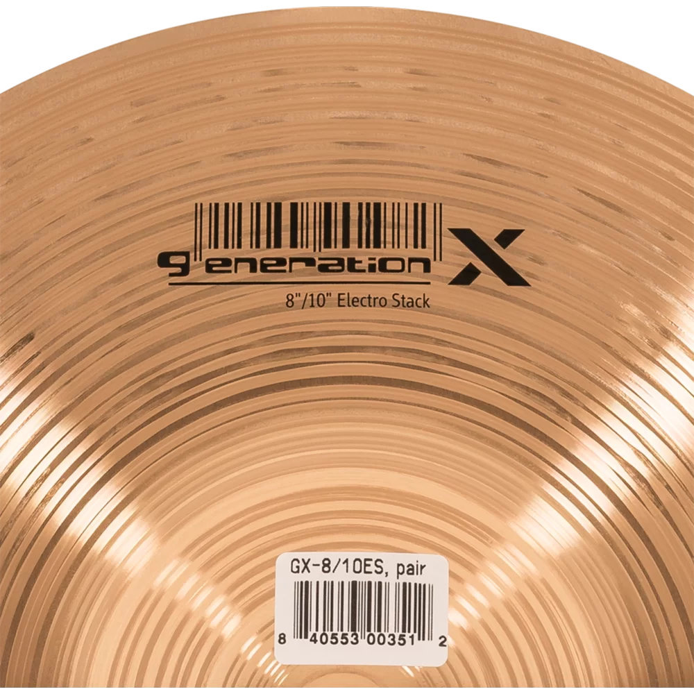 Meinl マイネル Generation X GX-8/10ES 8/10” Electro Stack Johnny