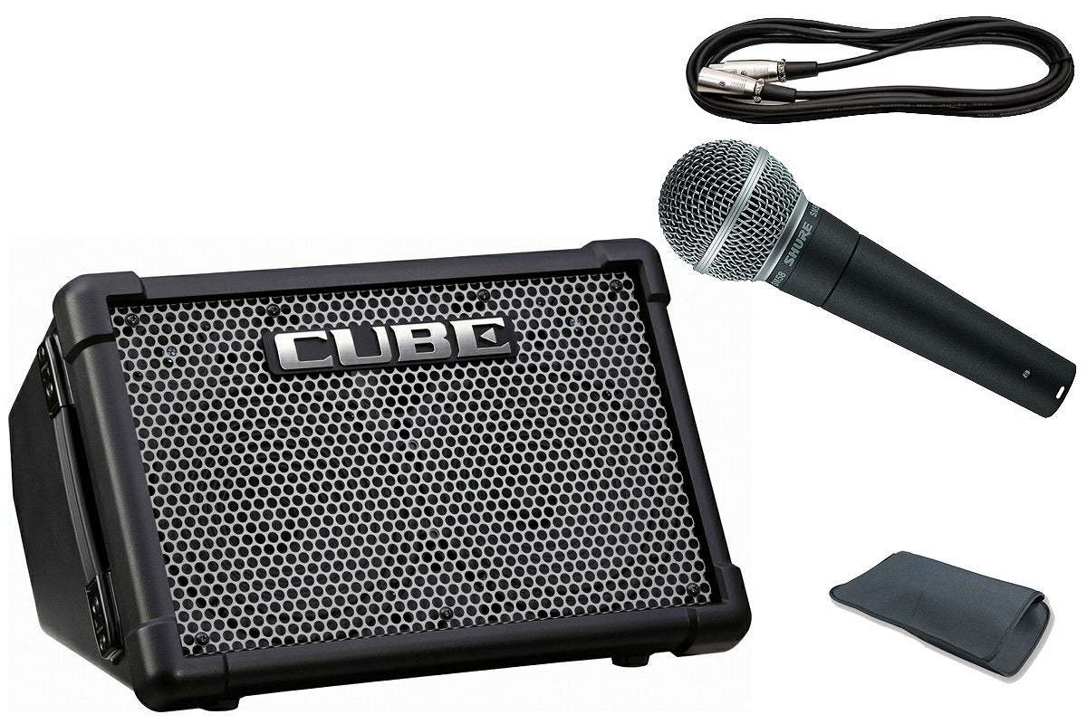 Roland CUBE Street EX【SM58 LCE & 3mマイクケーブル セット