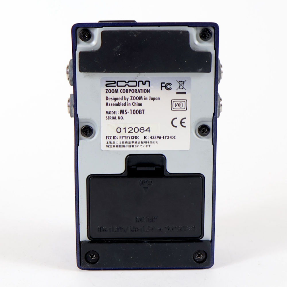 ZOOM MS-100BT ギターエフェクター マルチストンプ ZOOM 【中古】 マルチエフェクター ZOOM MultiStomp MS-100BT ズーム