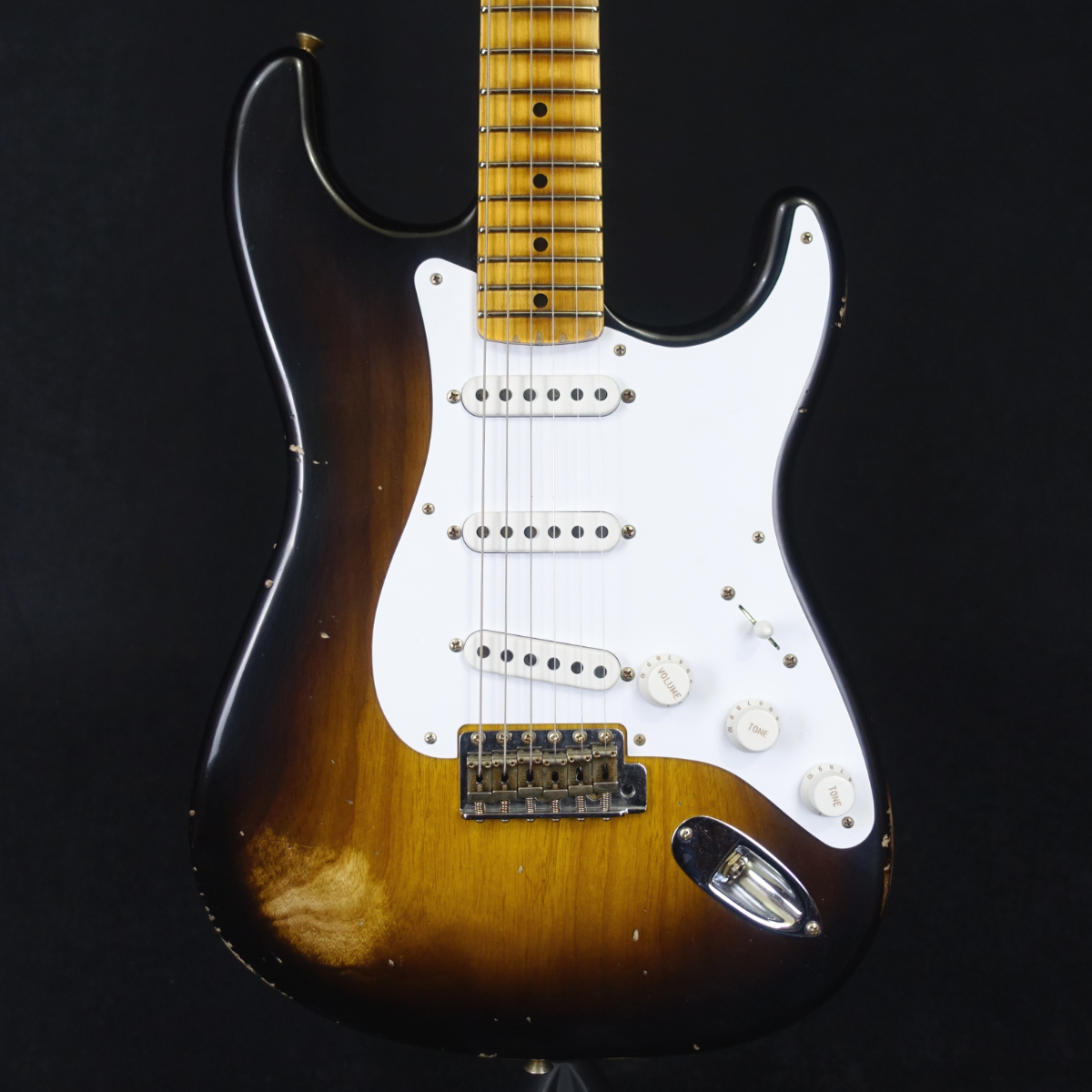 Fender Custom Shop Limited Edition 70th Anniversary 1954 Stratocaster Relic  Wide-Fade 2-Color Sunburst（新品）【楽器検索デジマート】