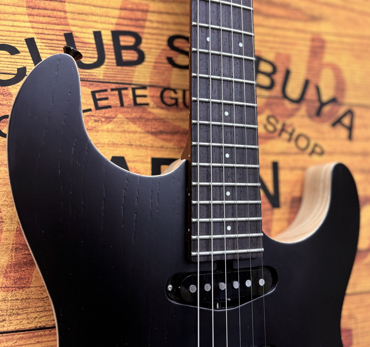SAITO GUITARS S-622 SSH Wenge Neck & Fingerboard Black 3.25kg