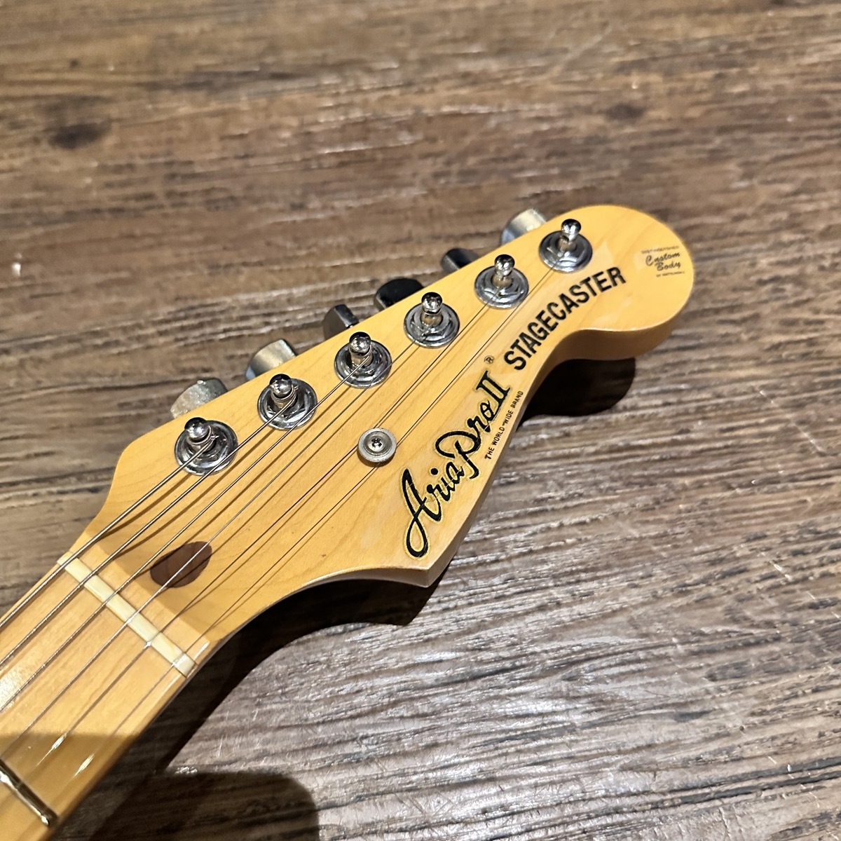 Aria Pro Ⅱ ST-500 Stagecaster 1977年製 Aria Pro II ST-500 1977年製 Stagecaster タバコブラウン マツモク