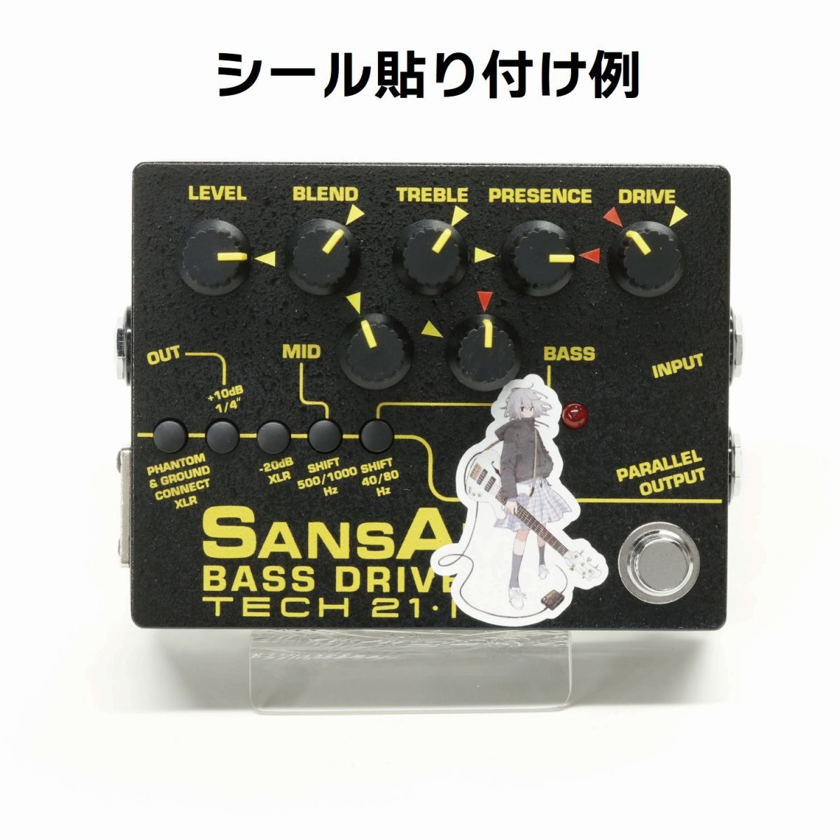 TECH21 SAJK STICKER エフェクターマーキングステッカー ノブ