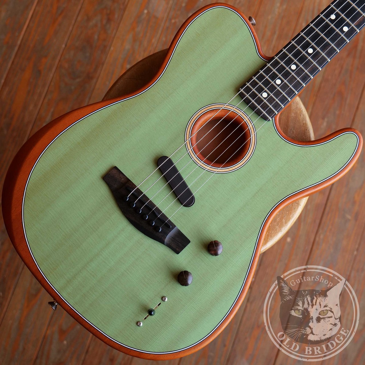 Fender American Acoustasonic Telecaster Surf Green（中古）【楽器検索デジマート】