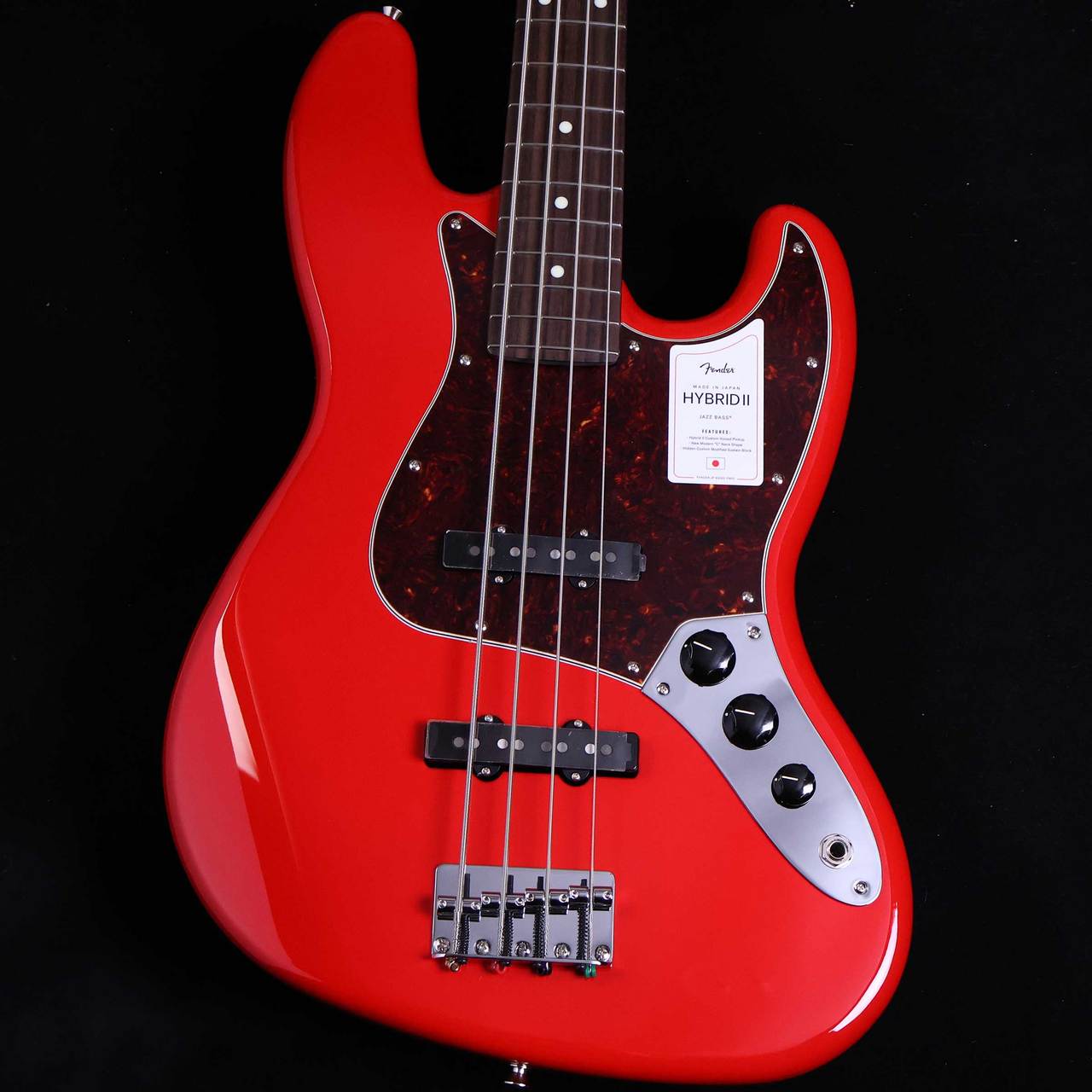 Fender Made In Japan Hybrid II Jazz Bass Modena Red（新品/送料無料