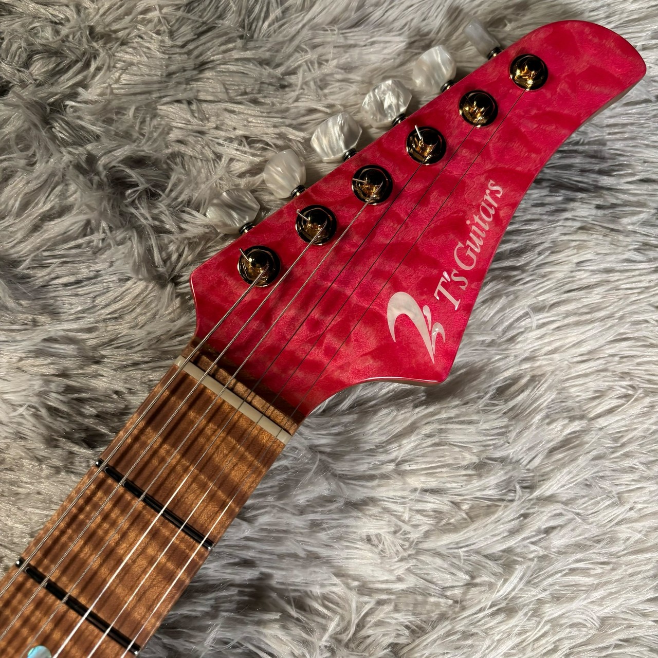 T's Guitars DST-24 Bonnie Pink 5AQuilted Maple【福岡ギターショー