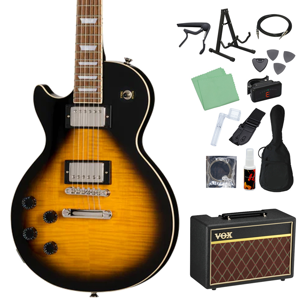 Epiphone Les Paul Tribute Plus Left-Handed 初心者14点セットVOX