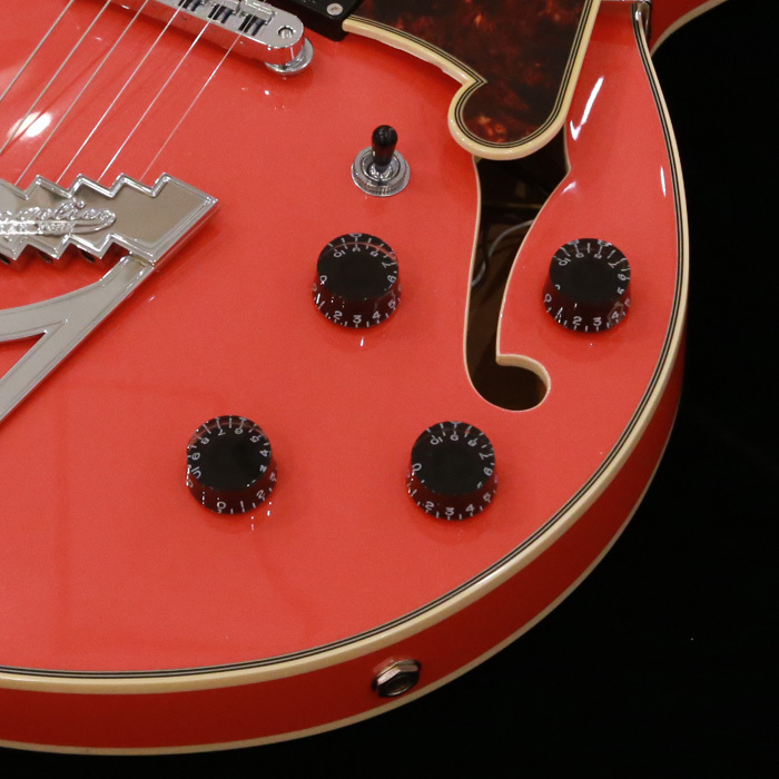 D'Angelico 【アウトレットセール】 Premier SS Stairstep, Fiesta Red