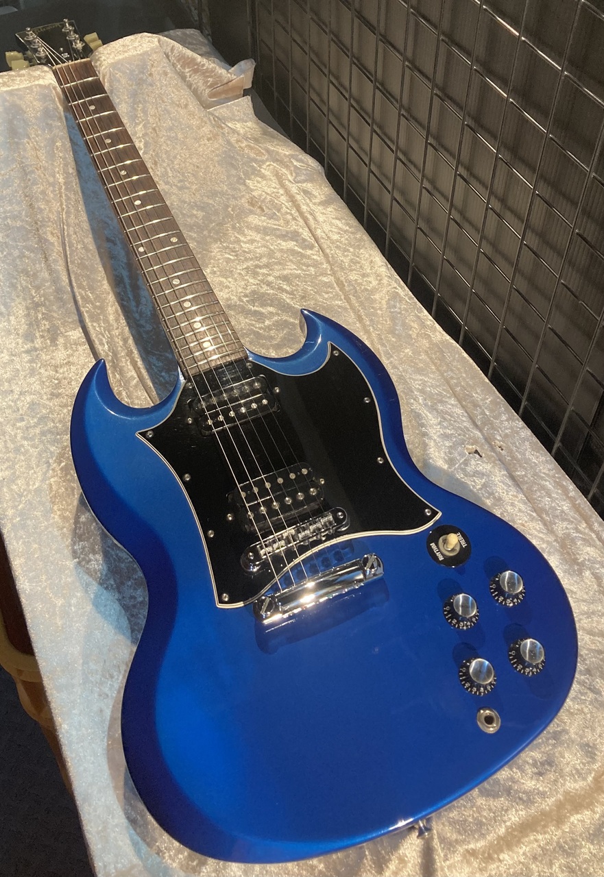 ギタースタンドは付属しませんGibson SG エレキギター ブルー 青 2004 ...