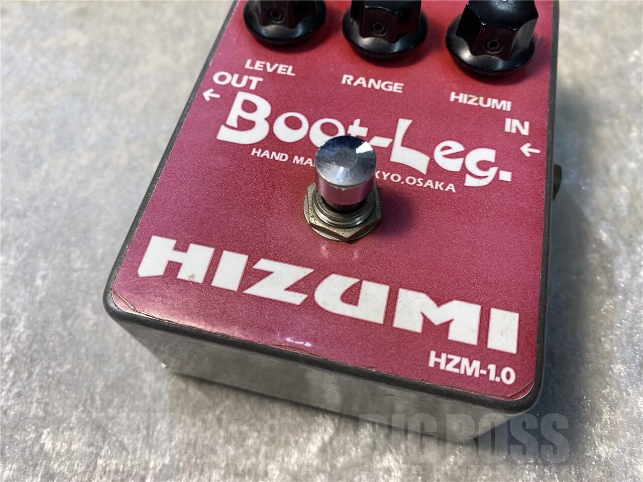 【希少】Hizumi Boot-Leg ギターエフェクター HZM1.0 Boot-Leg HZM-1.0 HIZUMI コンパクトエフェクター ブートレッグ