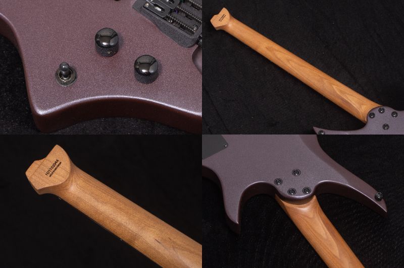 HEX Guitars N400L Metallic Deep Purple LH（新品/送料無料）【楽器