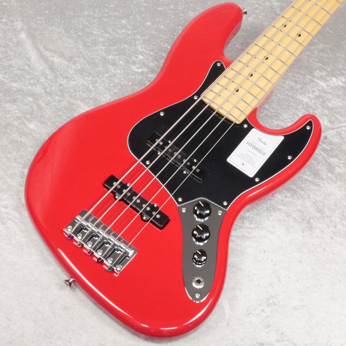ベース Fender MIJ Hybrid II Jazz Bass V Fender Made in Japan Hybrid II Jazz Bass V Maple Fingerboard