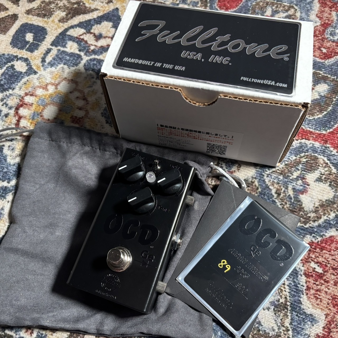 Fulltone OCD LTD BLK　300個限定ブラック仕様 Fulltone OCD LTD BLK【日本限定300台】 フルトーン 【 広島