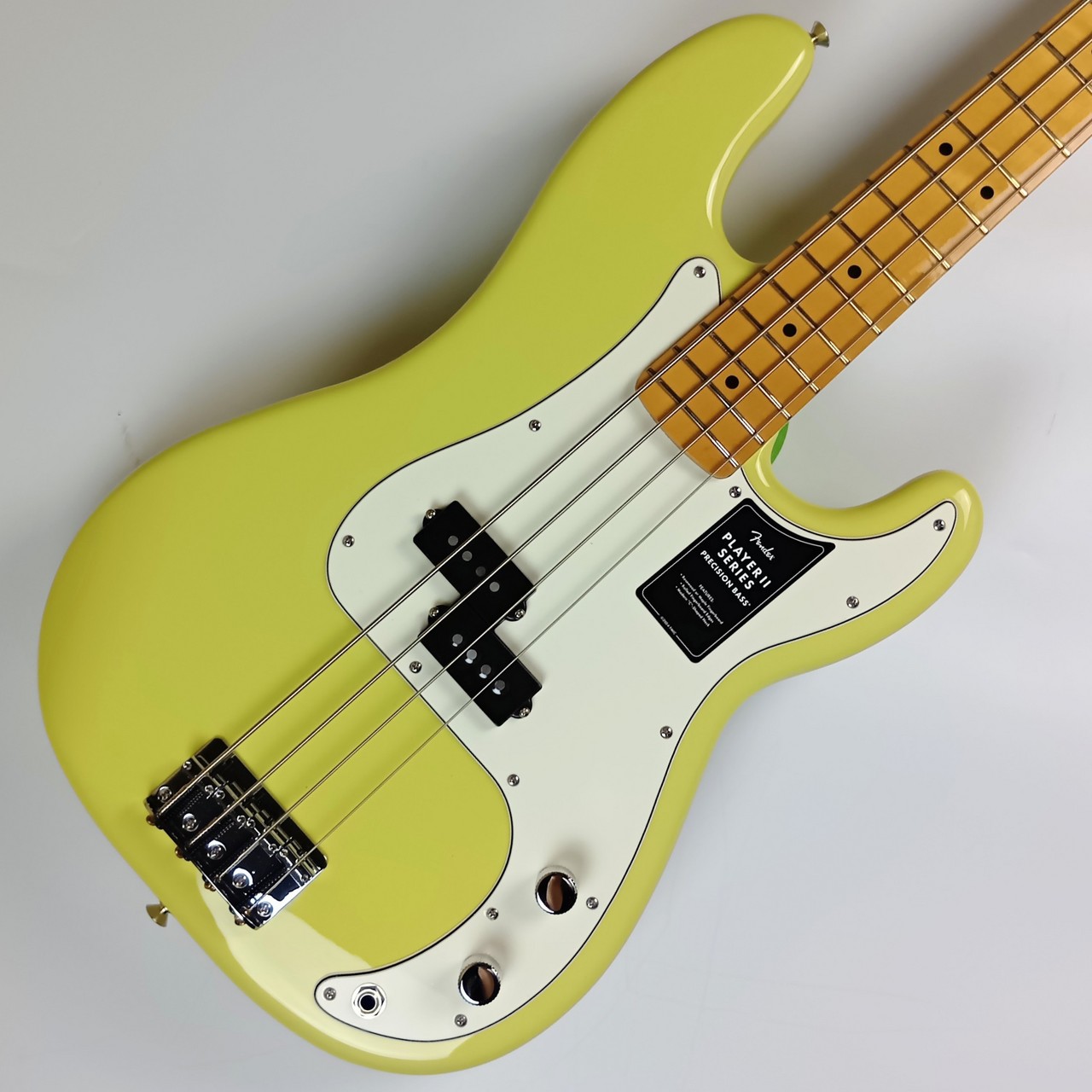 アイボリー イエロー エレキベース Fender Player II Precision Bass Hialeah Yellow エレキベース