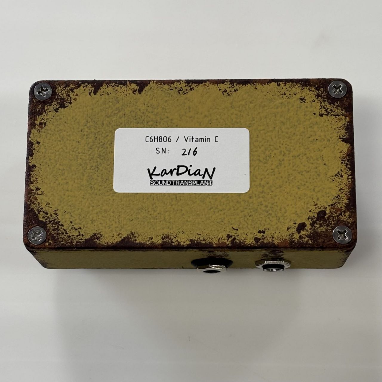 KarDiaN C6H8O6 コンパクトエフェクター ビタミンC ファズ【美麗