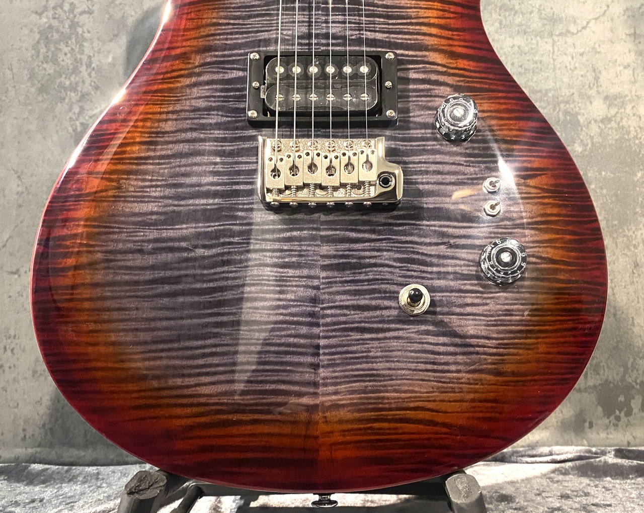 Paul Reed Smith(PRS) 【獄炎杢個体】SE Custom24-08 -Charcoal Cherry
