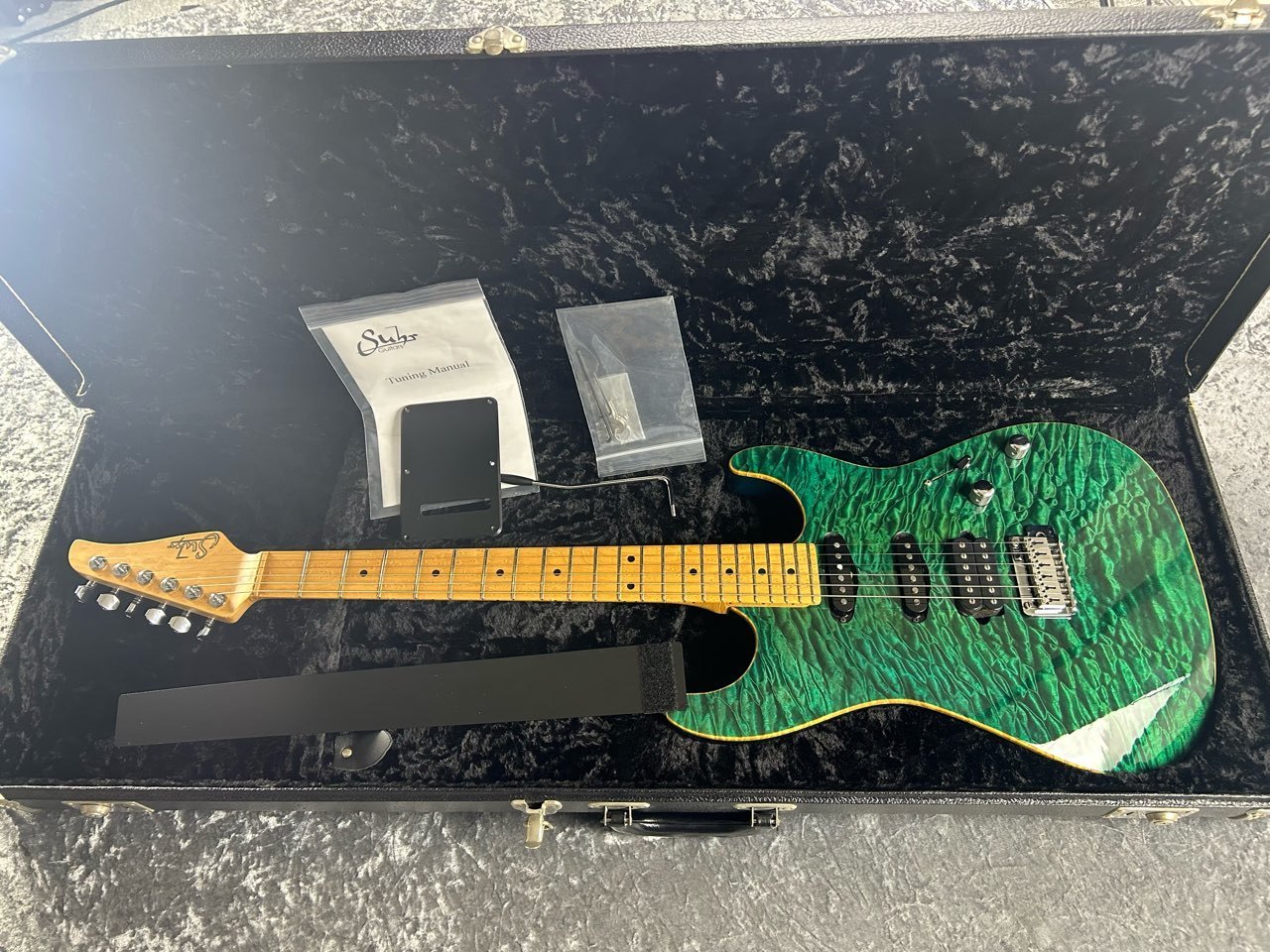 Suhr 【キルトトップ!】Suhr Standard Trans Turquoise【2001年製