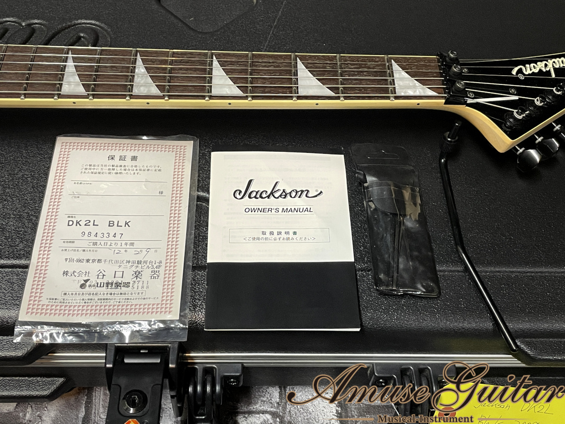 Jackson DK2L # Black 2009年製 Lefty【Seymour Duncan PU】N-Mint Condition!!  w/Original Hard Case 3.56kg（中古）【楽器検索デジマート】