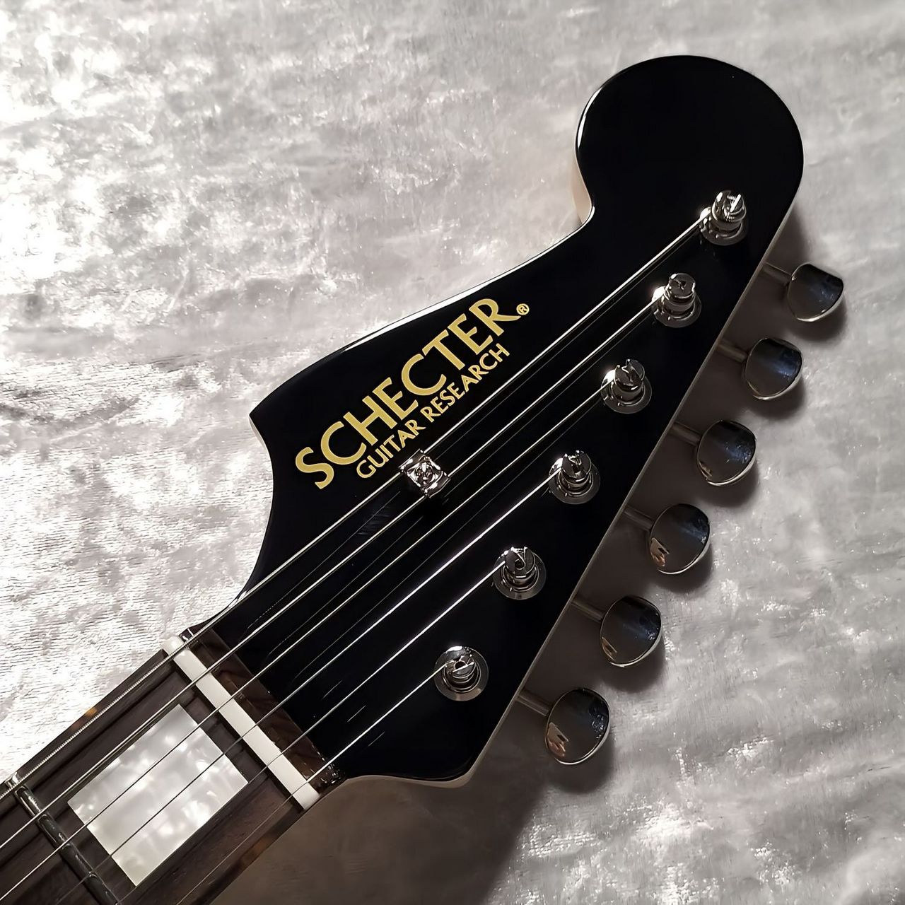 SCHECTER L-JGM-CTM-AL-RH/R All Black ジャガー ジャズマスター