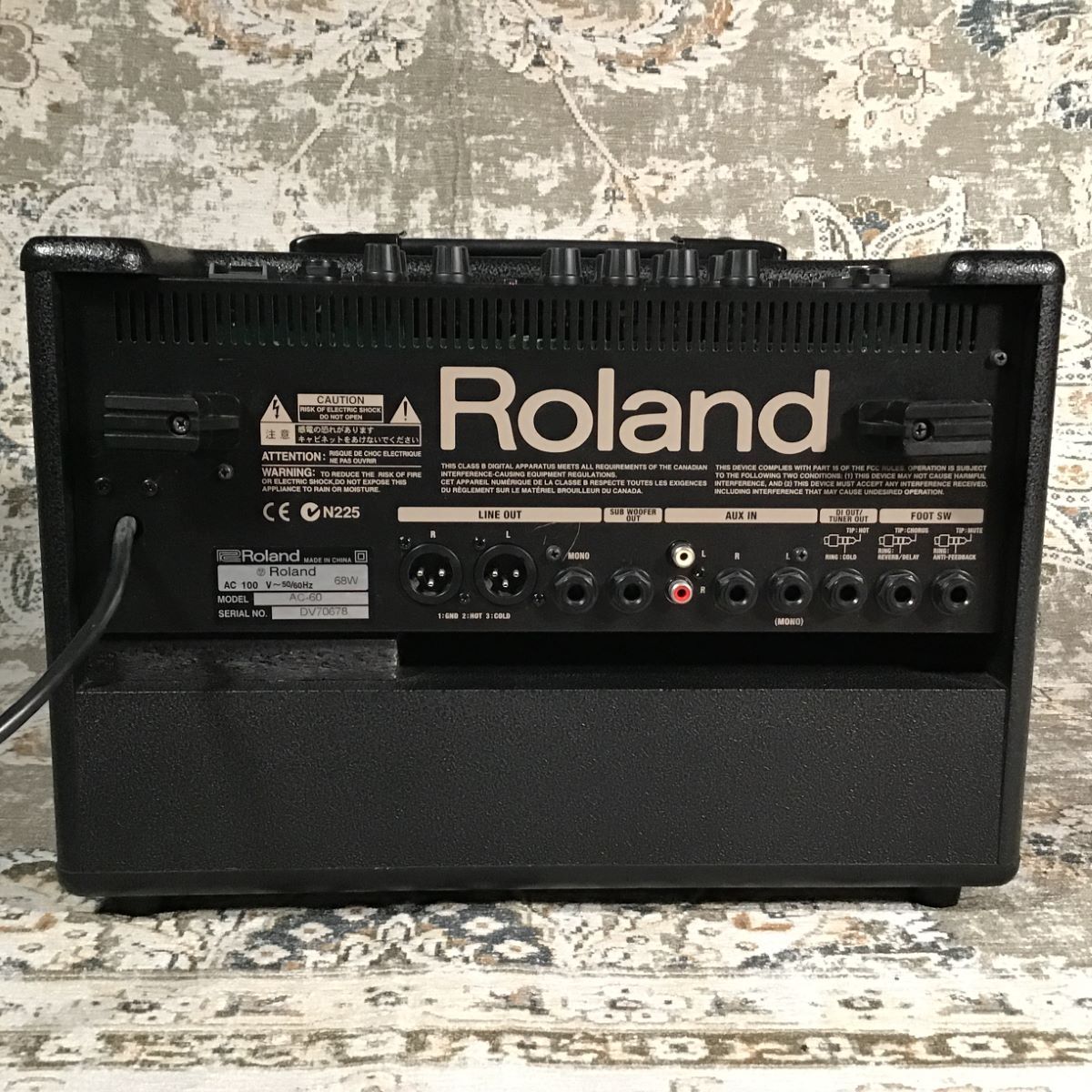 Roland AC60 Acoustic Chorus w/GigCase #DV70678（中古/送料無料 