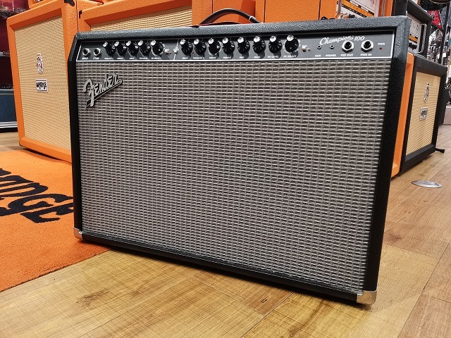 Fender Champion 100 ギターアンプ フットスイッチ付き - アンプ