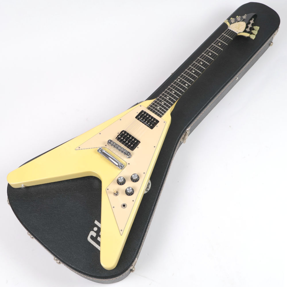 ギター Gibson Flying V 2008 GibsonFlying V Faded 3PU -Worn Black- 2008年製【Rare!】【軽量3.15