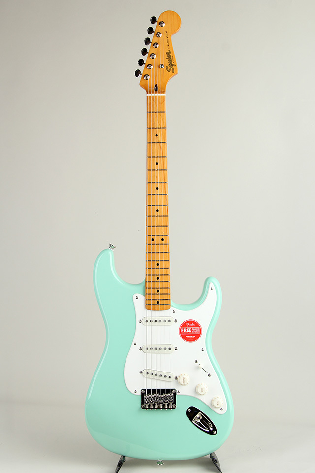 限定カラー）サーフグリーンSquier by Fenderストラストキャスター