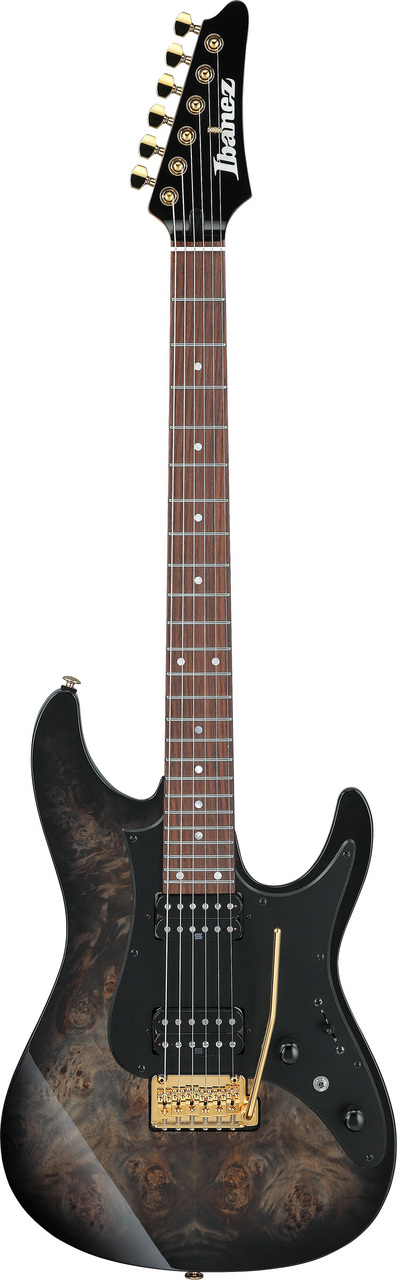 エレキギター ほぼ未使用 Ibanez AZ41P1PB Transparent Gray Burst エレキギター ポプラバール材