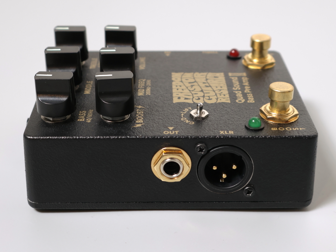 ベース FreedomCustomGuitarResearch Bass Pre AMP Quad Pre Sound-Bass Freedom AMP Guitar Custom Sound Bass Research