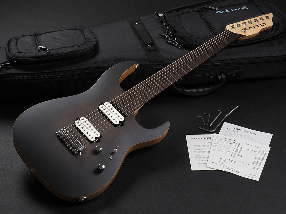 SAITO GUITARS S-Series Modern Archtop S-724 ~Trans Black~（新品