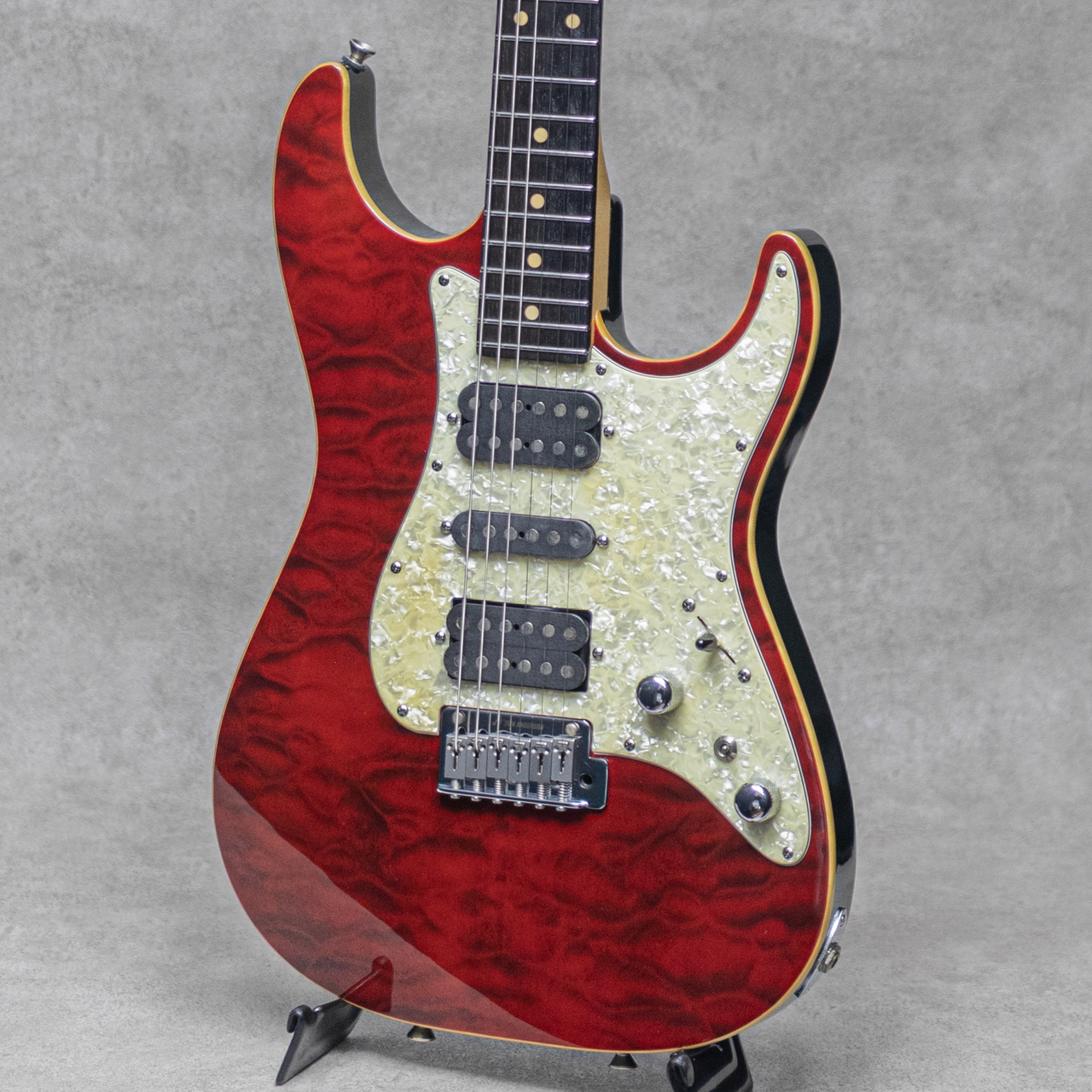 TOM ANDERSON Hollow Drop Top Classic Cajun Red with Binding