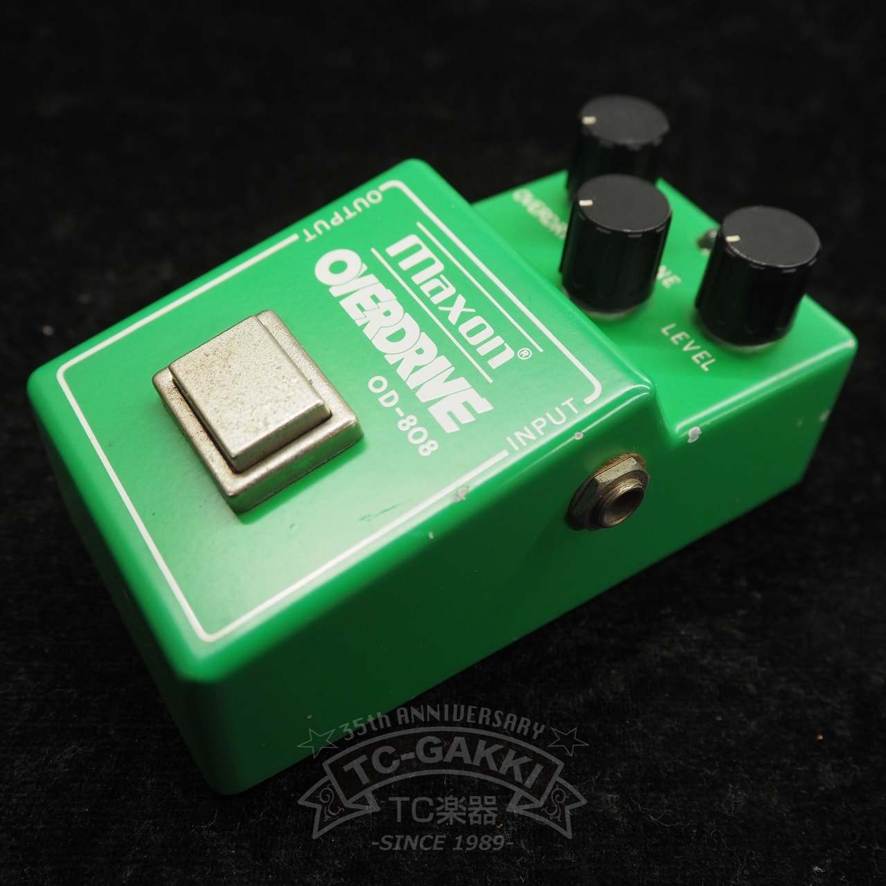 ギター Maxon OD-808 RC4558P Malaysia OD808 Maxon OD-808 OVERDRIVE (RC4558P/MALAYSIA)（ビンテージ