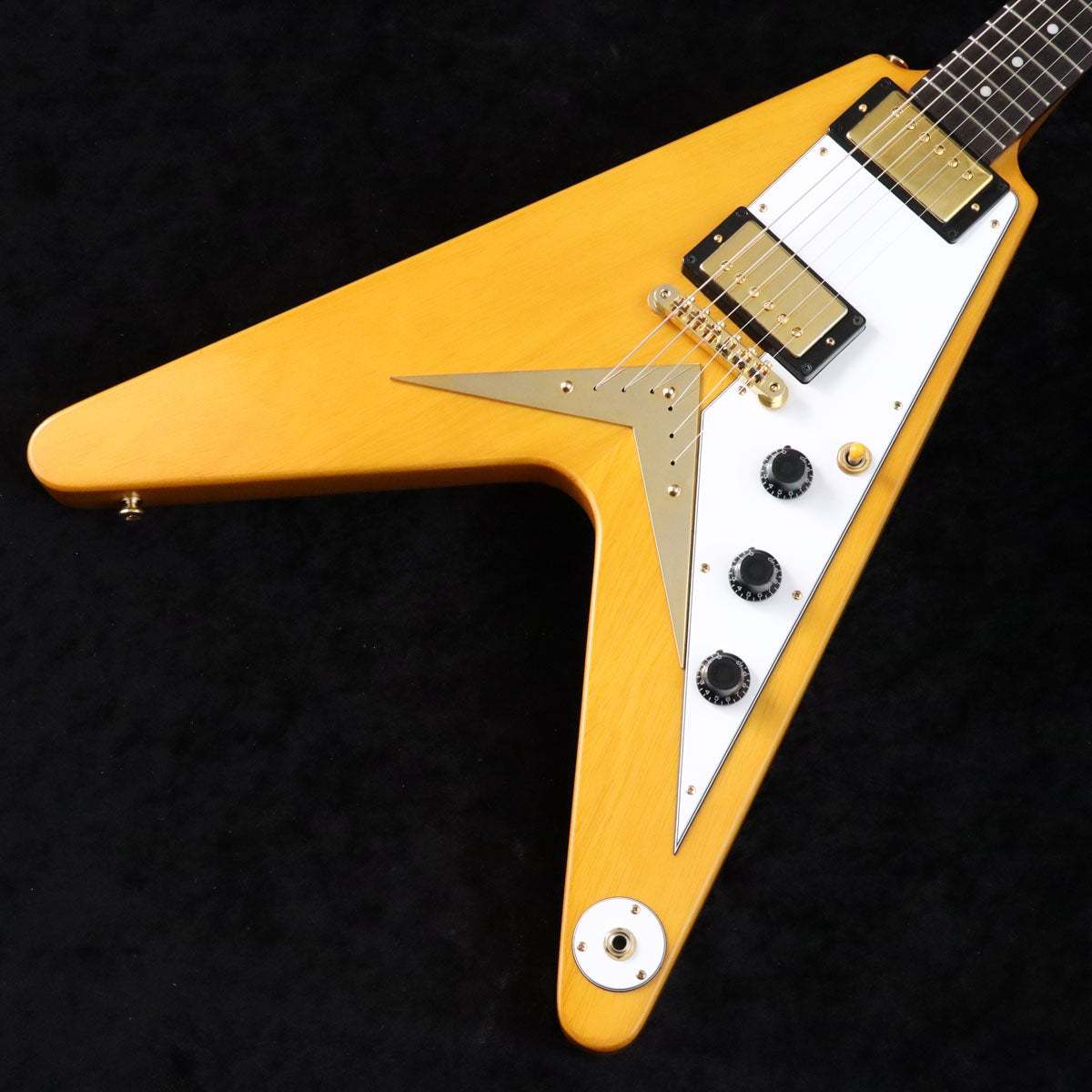 Epiphone Inspired by Gibson Custom 1958 Korina Flying V Aged