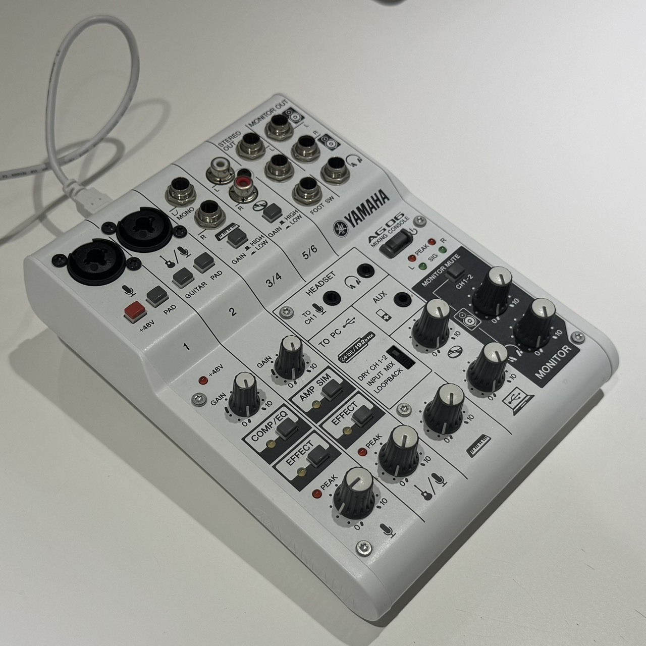 YAMAHA ウェブキャスティングミキサー AG06 YAMAHA AG06 ウェブキャスティングミキサー【USED/中古】（中古/送料