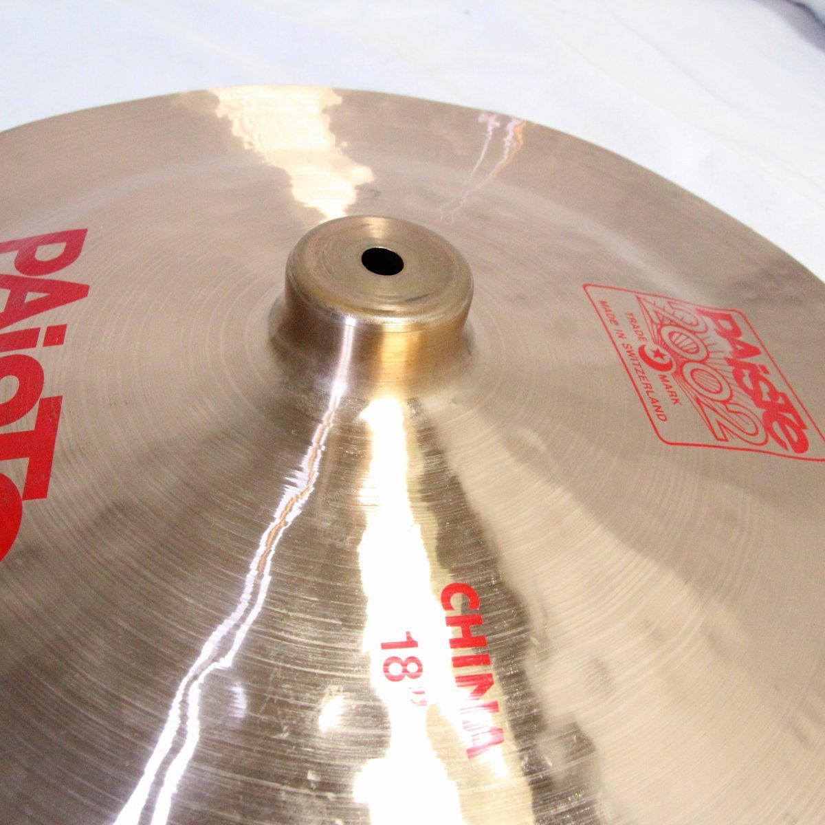 【割れあり】PAISTE 2002 China 18”パイステ チャイナシンバル Used Paiste 18 2002 CHINA TYPE China Cymbal 18