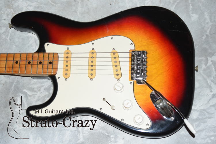 Fresher 70s Stratocaster Copy Model Sunburst 