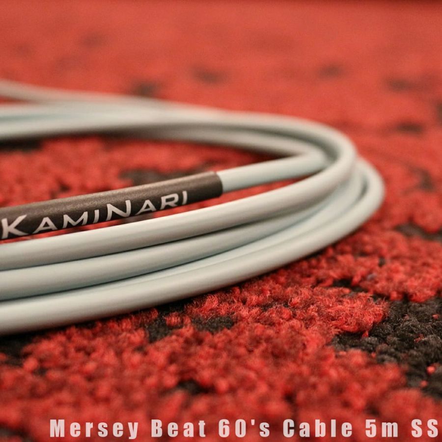 KAMINARI Mersey Beat 60's Cable K-MC5SS[ギターu0026ベース用ケーブル](5M/SS )【WEBSHOP在庫】（新品/送料無料）【楽器検索デジマート】