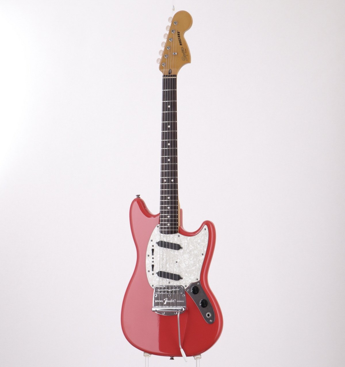Squier 2011 Mustang 柾目ネック 指板R加工 Squier/2011年Mustang ローズ指板希少柾目ネック指板R加工
