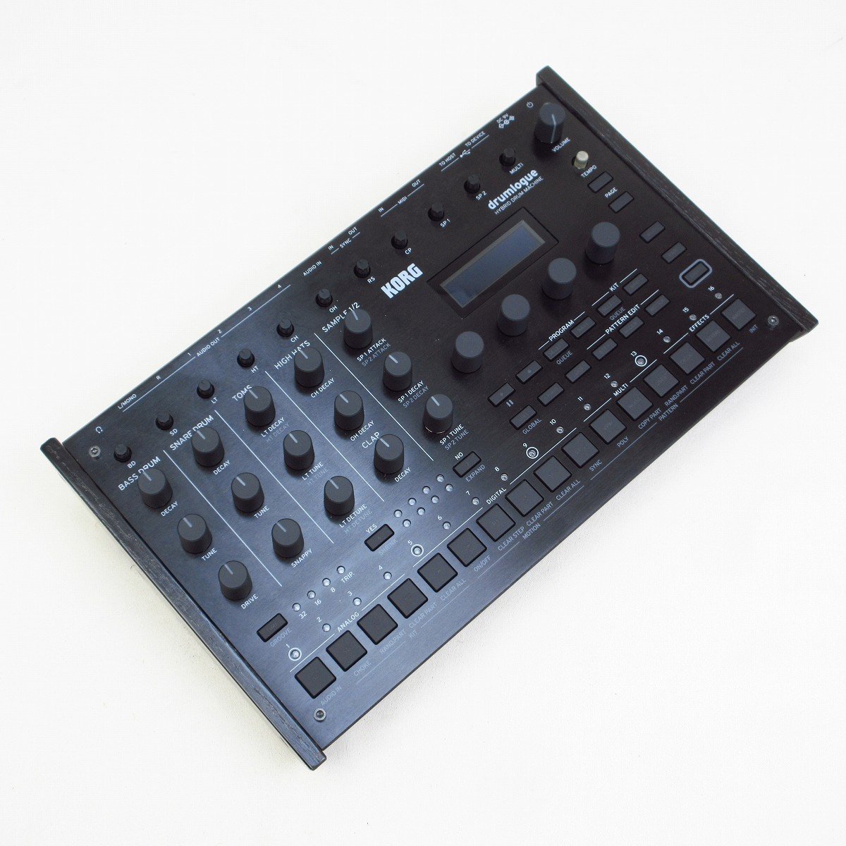 KORG drumlogue ハイブリッドドラムマシン Amazon.com: KORG drumlogue Hybrid Drum Machine (DRUMLOGUE