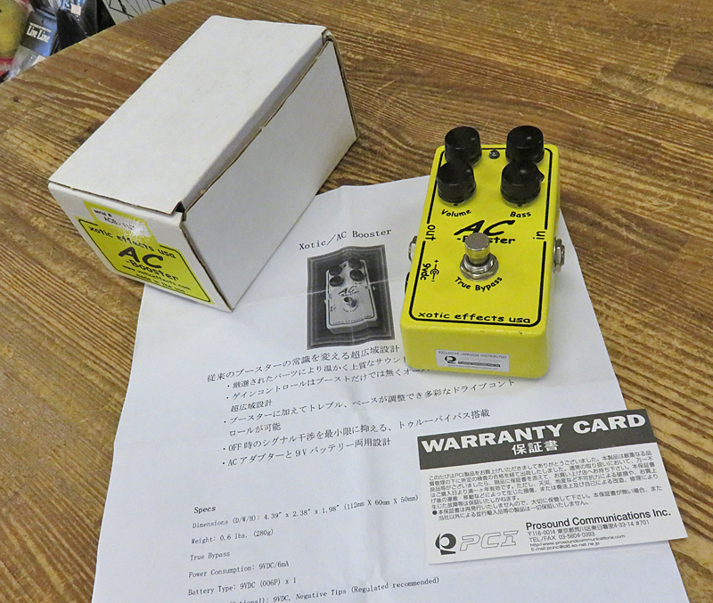 Xotic AC Booster （中古/送料無料）【楽器検索デジマート】