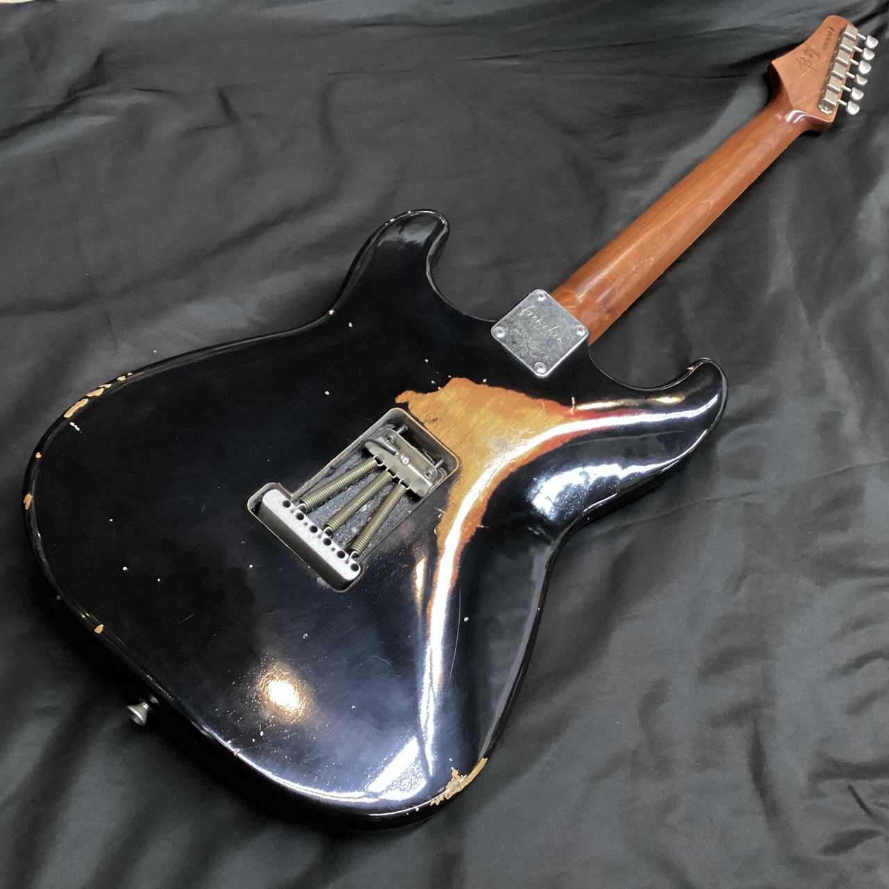 Franchin Guitars Classic Aged Mercury/Black over 3-Color Sunburst