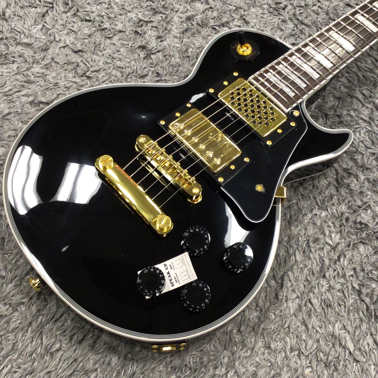 GrassRoots G-LPC-Mini BK(Black)【アンプ搭載ミニギター】【LP GrassRoots G-LPC-Mini BK(Black)【アンプ搭載ミニギター】【LP