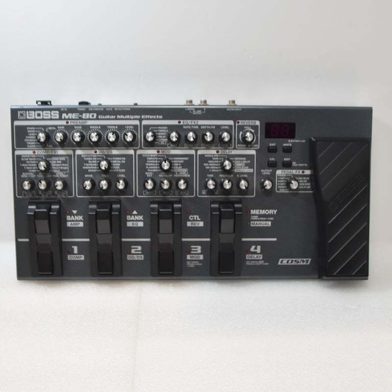 BOSS ME-80 ギターマルチエフェクター レビュー】BOSS ME-80 初心者は「学び」に、上級者は「実戦」に