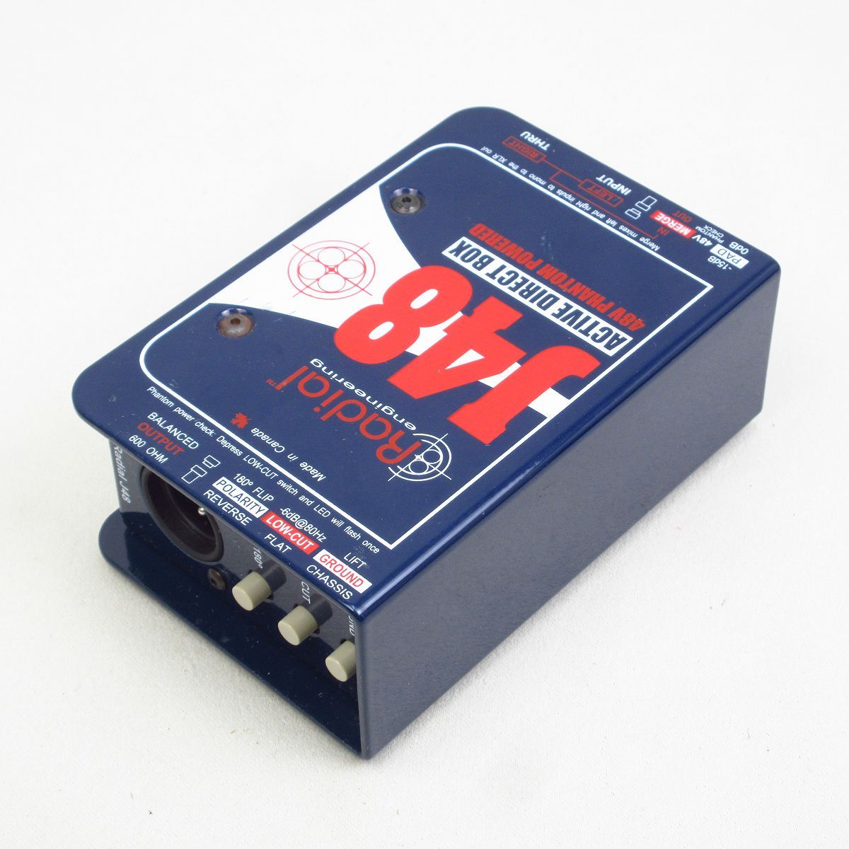 Radial J48 アクティブダイレクトボックス　DI Radial J48 Stereo 発売！アクティブDIボックスの定番のステレオモデル