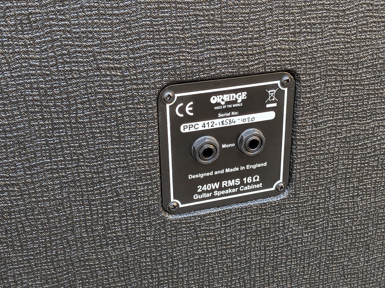 ORANGE PPC412 BK 4x12キャビネット duplex製ツアーケース付【中古】【配送手数料一律\10,000】（中古）【楽器検索 ...
