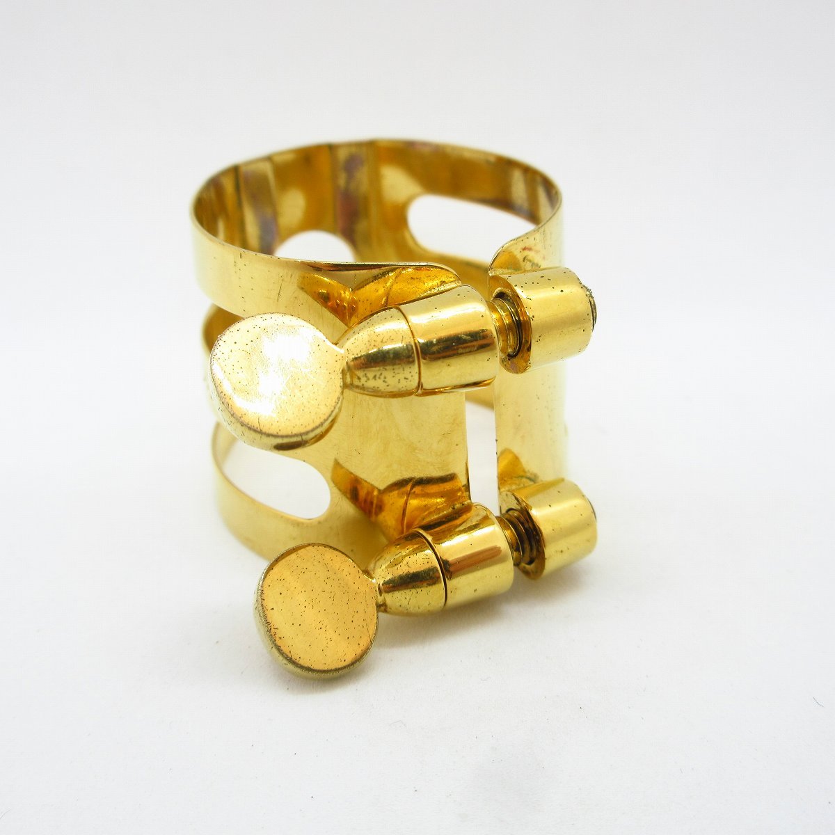 【値下げ中】WoodStone アルトサックス用リガチャー GP メイヤーラバー WOODSTONE アルトサックス用リガチャー M GP メイヤーラバーサイズ