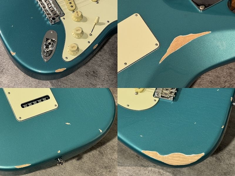 Suhr Custom Classic S Antique Heavy Aged Sherwood Green Metallic