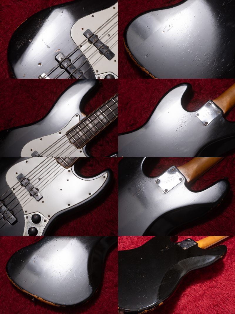 Fender 1968 Jazz Bass Original Black 4.245kg #230469【GIB横浜