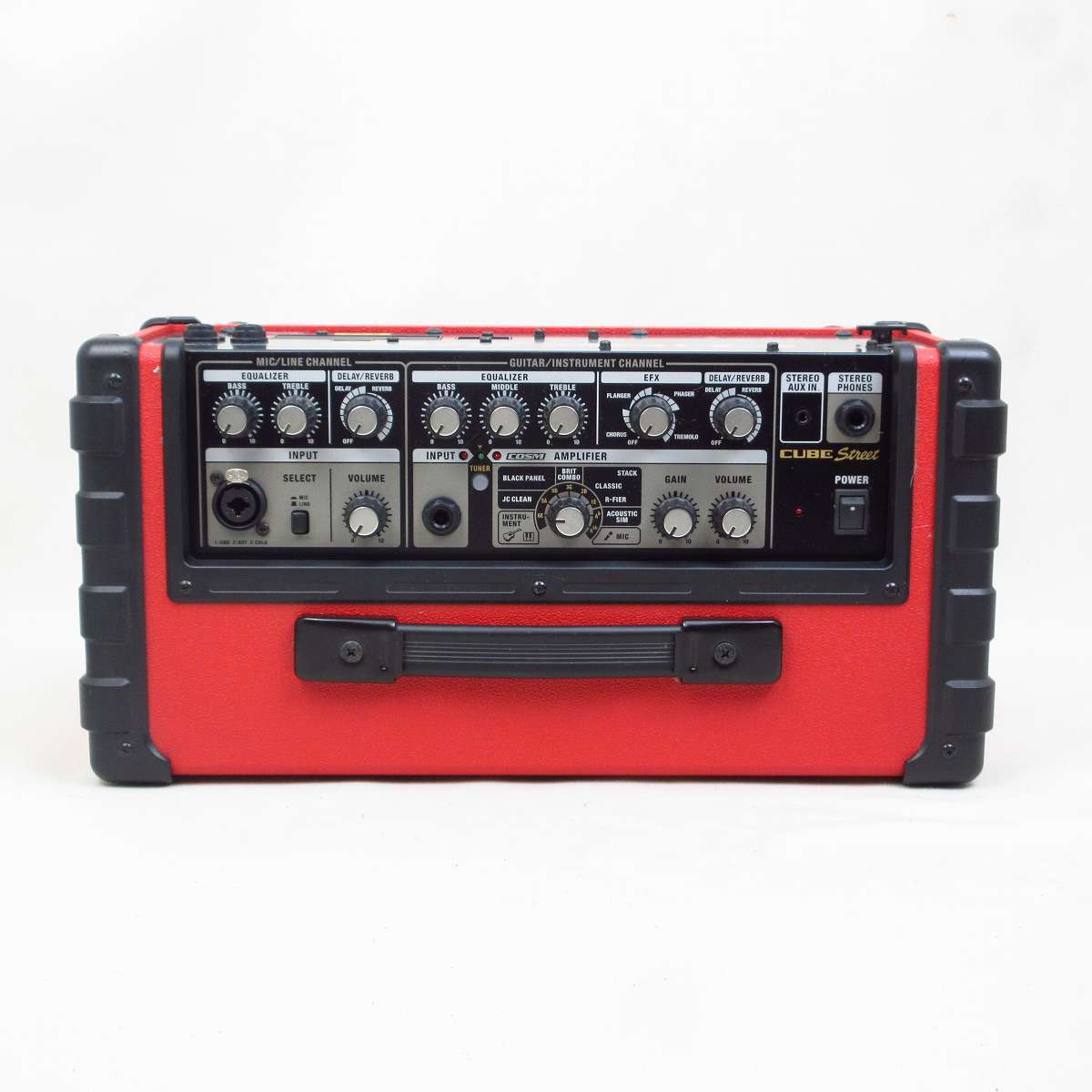 Roland Cube Street Red CUBE-ST-R Battery Powered Stereo Amplifier